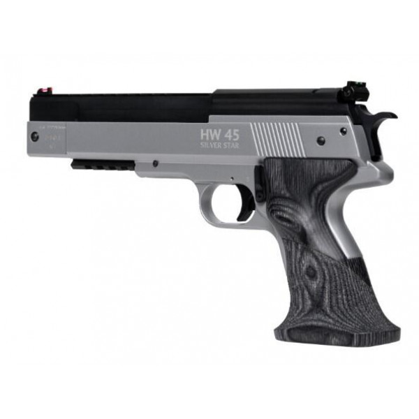 Пневматичний пістолет Weihrauch HW 45 Silver Star кал. 4,5 10.450200-30