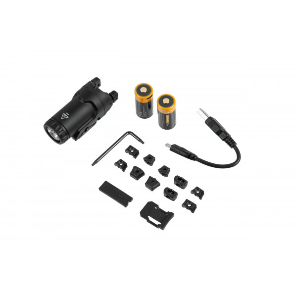 Підствольний ліхтар Sig Optics FOXTROT2R, RECHARGEABLE, WHITE LIGHT, 700 LUMENS, BLACK SOF2R100