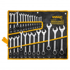 Набір ключів комбінованих 26пр (6-25, 27, 28, 30, 32, 36мм). WMC Tools WT-5261P36