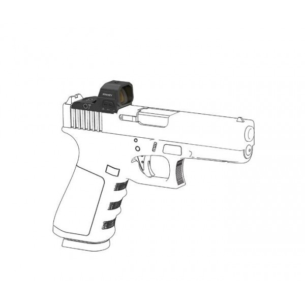 Приціл коліматорний Vector Optics Frenzy FA 1x16x21 Glock MOS 3 MOA SCRD-81 Приціл коліматорний Vector Optics Frenzy FA 1x16x21 Glock MOS 3 MOA SCRD-81