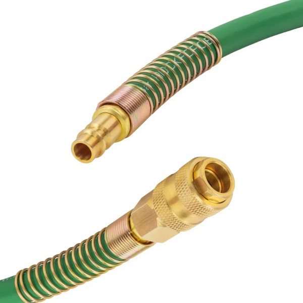 Шланг гумовий повітряний армований з фітингами 10мм x 16мм x 20м Rockforce RF-AHF-2010