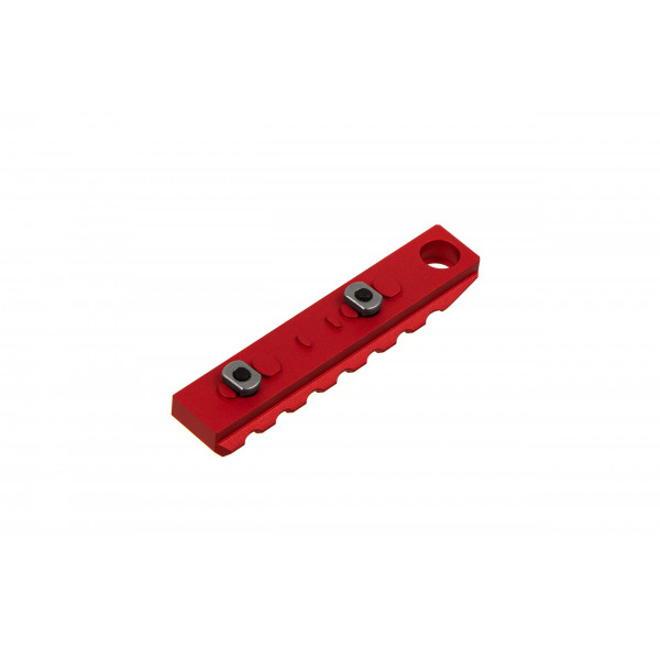 Планка Пікатінні 7 слотів KeyMod & M-Lok червона SI-Link-RS-7-QD-RED Планка Пікатінні 7 слотів KeyMod & M-Lok червона SI-Link-RS-7-QD-RED