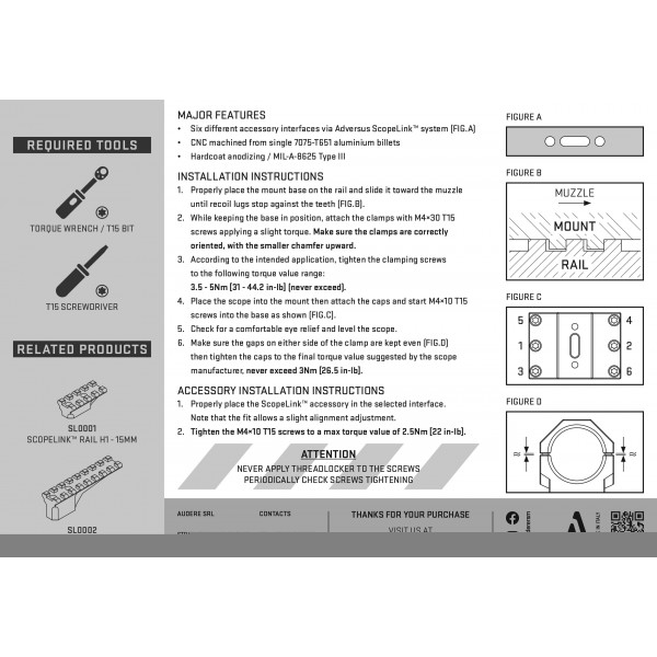 Моноблок AUDERE Adversus Gen 2 Diam 34 Medium H34 AD0013 Моноблок AUDERE Adversus Gen 2 Diam 34 Medium H34 AD0013