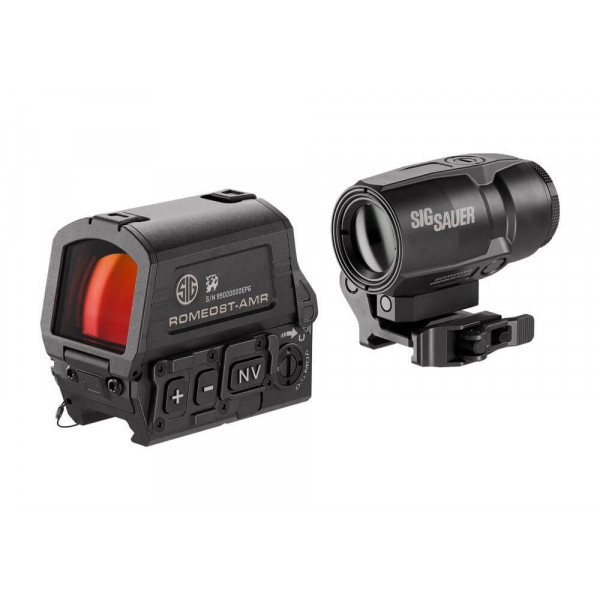 Комплект Sig Optics коллиматор ROMEO8T-AMR 1X40  і магніфер JULIET3T-AMR 3X22MM SORJ8T101