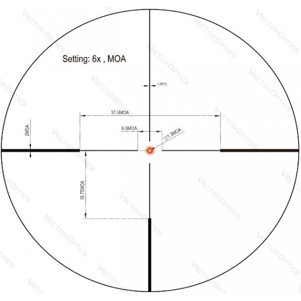 Приціл оптичний Vector Optics Continental X6 1-6x24 (30 мм) SFP illum. Fiber German 4 SCOC-48 Приціл оптичний Vector Optics Continental X6 1-6x24 (30 мм) SFP illum. Fiber German 4 SCOC-48