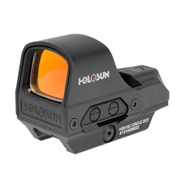 Приціл коліматорний Holosun HS510C червона точка 2 MOA з колом 65 MOA MRS Solar QD HS510C