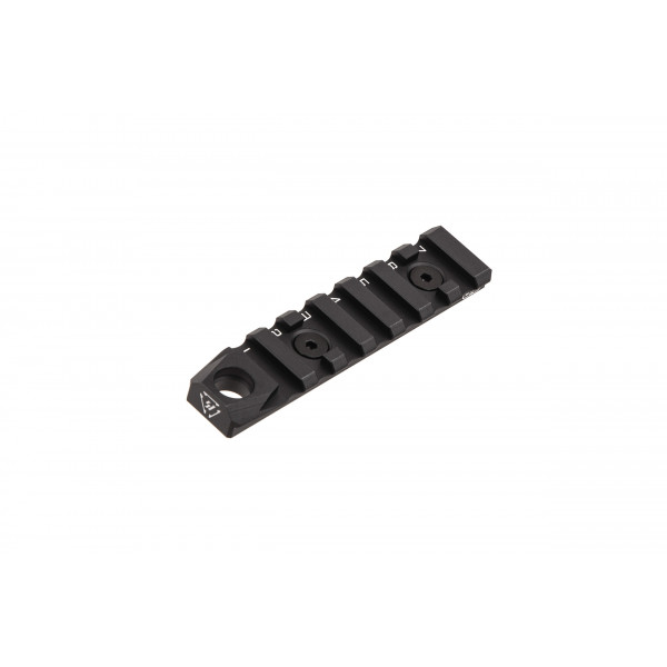 Планка Пікатінні 7 слотів KeyMod & M-Lok SI-LINK-RS-7-QD-BK