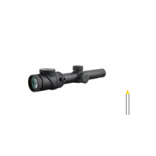 Приціл оптичний TRIJICON AccuPoint 1-6x24 (30 мм) illum. BAC Amber Triangle Tritium/Fiber Optics SFP TR25-C-200091
