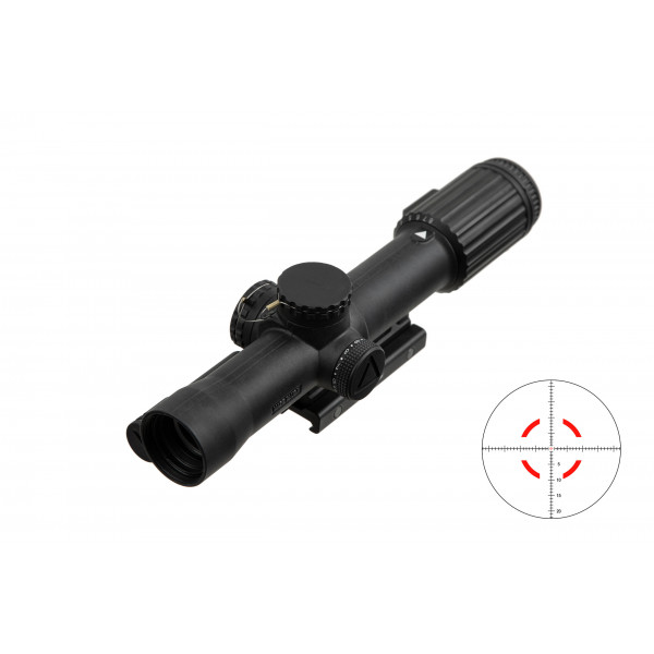 Приціл оптичний TRIJICON VCOG 1-8x28 illum. Red MRAD Crosshair VC18-C-2400004