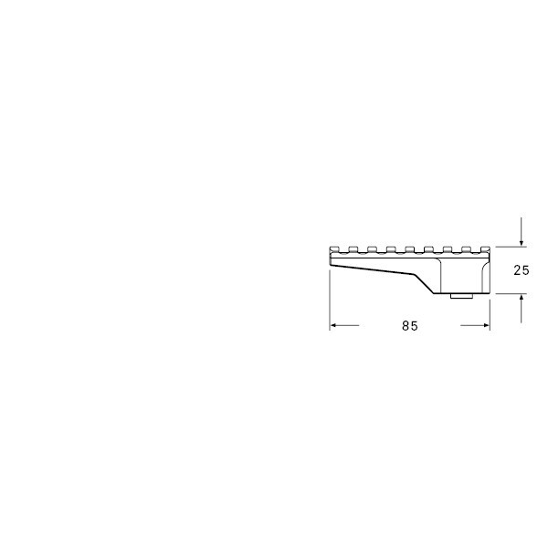 Планка AUDERE Adversus™ ScopeLink™ H25 SL0002