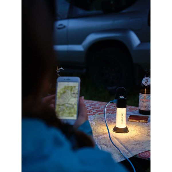 Кемпінговий ліхтар Ledlenser ML6 Warm light (тепле світло) з функцією Powerbank, заряджається, 750/550/5 502084