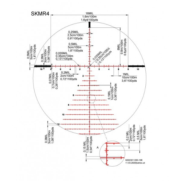 Приціл оптичний KAHLES K 525i CCW 5-25x56 / SKMR4-right 10672 Приціл оптичний KAHLES K 525i CCW 5-25x56 / SKMR4-right 10672