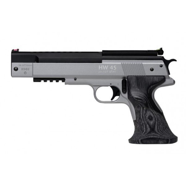 Пневматичний пістолет Weihrauch HW 45 Silver Star кал. 4,5 10.450200-30