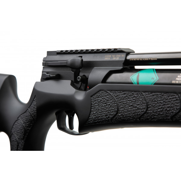 Пневматична редукторна РСР гвинтівка Weihrauch HW 110 S Black stock кал. 4,5 20.110S20-01