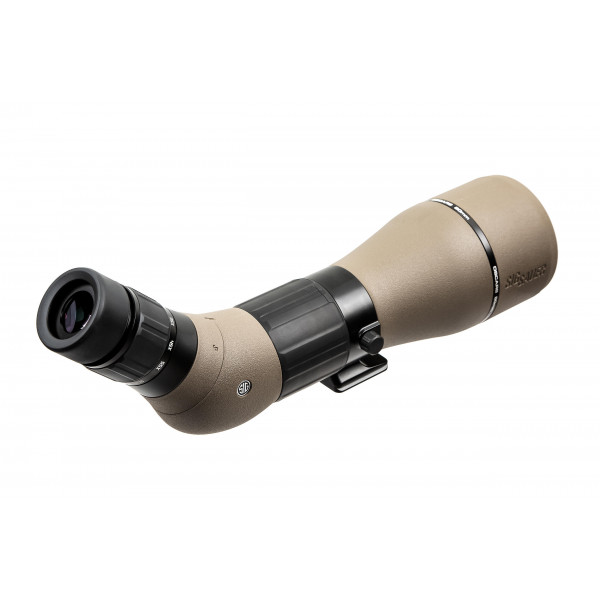 Зорова труба Sig Optics OSCAR8, 27-55X80MM, HDX LENS, ANGLED EYEPIECE, FDE SOO82001
