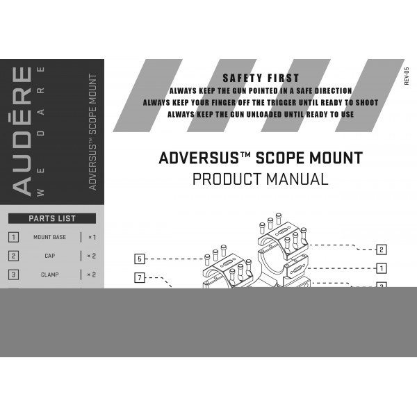 Моноблок AUDERE Adversus Gen 2 Diam 34 High H38 AD0014