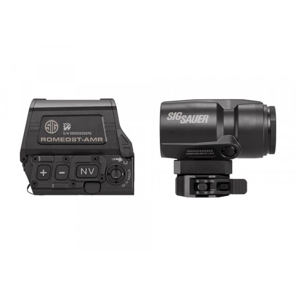 Комплект Sig Optics коллиматор ROMEO8T-AMR 1X40 і магніфер JULIET3T-AMR 3X22MM SORJ8T101 Комплект Sig Optics коллиматор ROMEO8T-AMR 1X40 і магніфер JULIET3T-AMR 3X22MM SORJ8T101