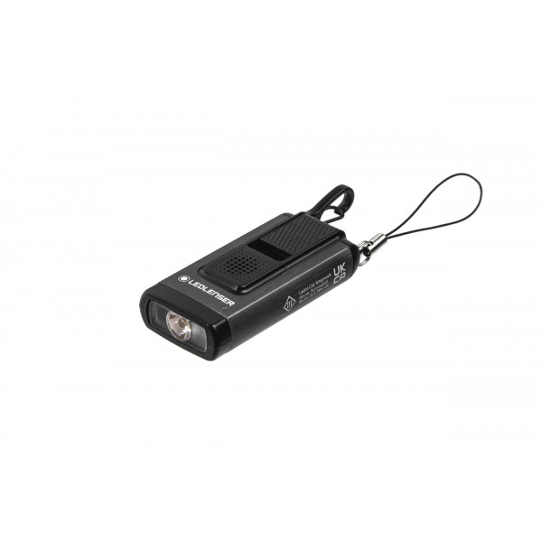 Ліхтар-брелок LedLenser K6R Gray Safety із звуковою сигналізацією, заряджається, 400/200/20 502580