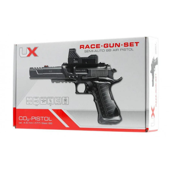 Пневматичний пістолет Umarex UX RaceGun Kit кал.4,5мм 5.8161-1 Пневматичний пістолет Umarex UX RaceGun Kit кал.4,5мм 5.8161-1