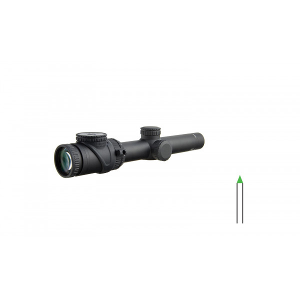 Приціл оптичний TRIJICON AccuPoint 1-6x24 (30 мм) illum. BAC Green Triangle Tritium/Fiber Optics SFP TR25-C-200092