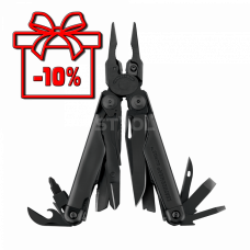 Мультиінструмент LEATHERMAN Surge BLACK, синтетичний чохол, картонна коробка (831334)