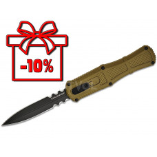 Ніж Benchmade Claymore OTF Auto, зелений (3370SGY-1)