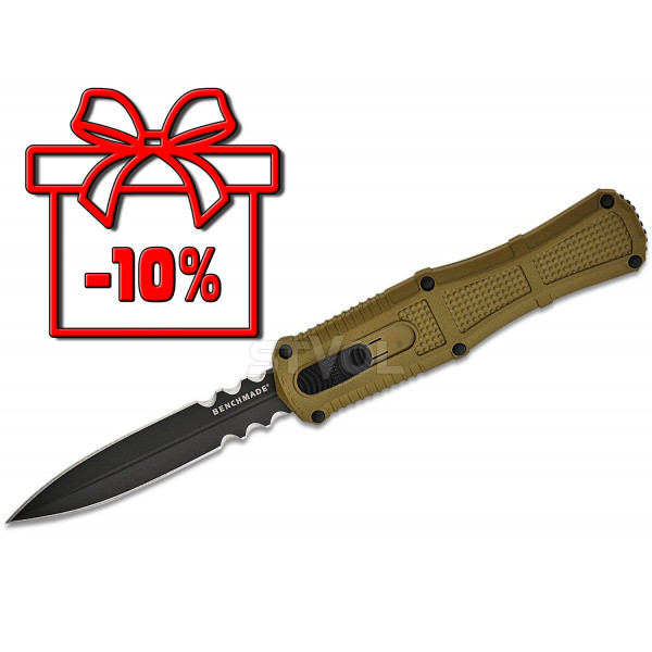 Ніж Benchmade Claymore OTF Auto, зелений (3370SGY-1)