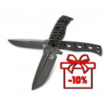 Ніж BenchmadeSibert Adamas, фікс, паракорд, чорний (375BK-1)